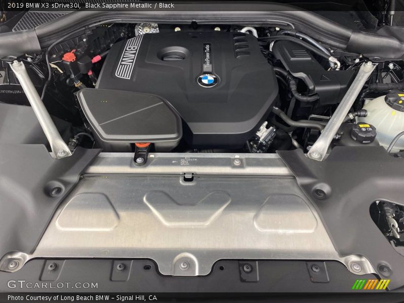 Black Sapphire Metallic / Black 2019 BMW X3 sDrive30i