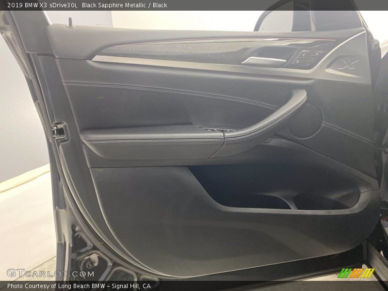Black Sapphire Metallic / Black 2019 BMW X3 sDrive30i