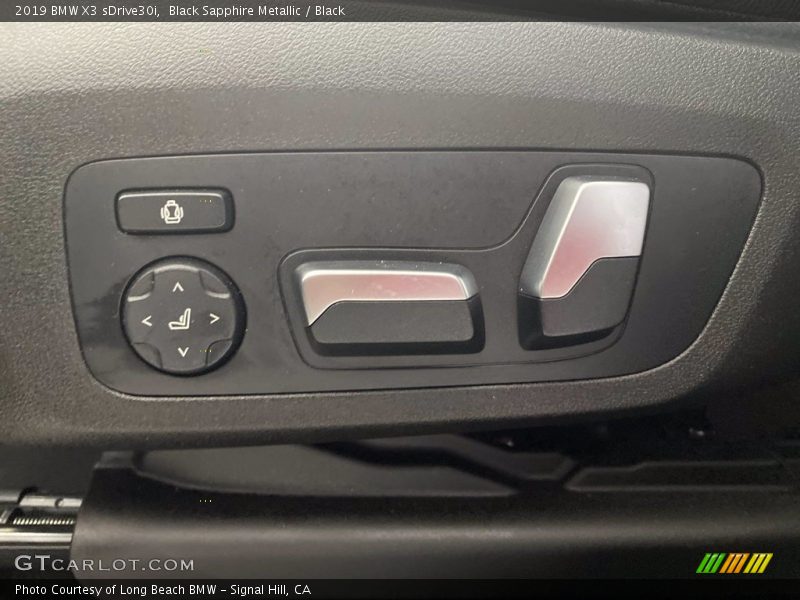 Black Sapphire Metallic / Black 2019 BMW X3 sDrive30i