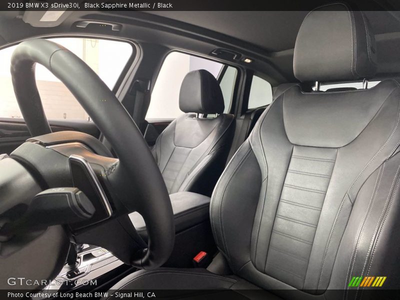 Black Sapphire Metallic / Black 2019 BMW X3 sDrive30i