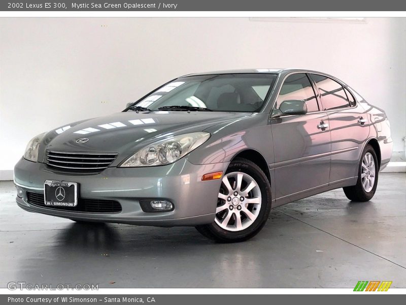 Mystic Sea Green Opalescent / Ivory 2002 Lexus ES 300
