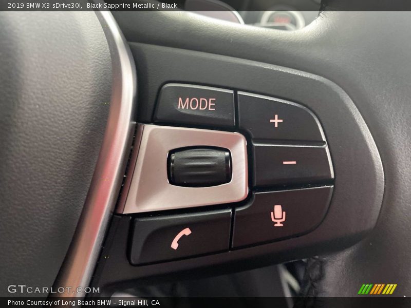 Black Sapphire Metallic / Black 2019 BMW X3 sDrive30i