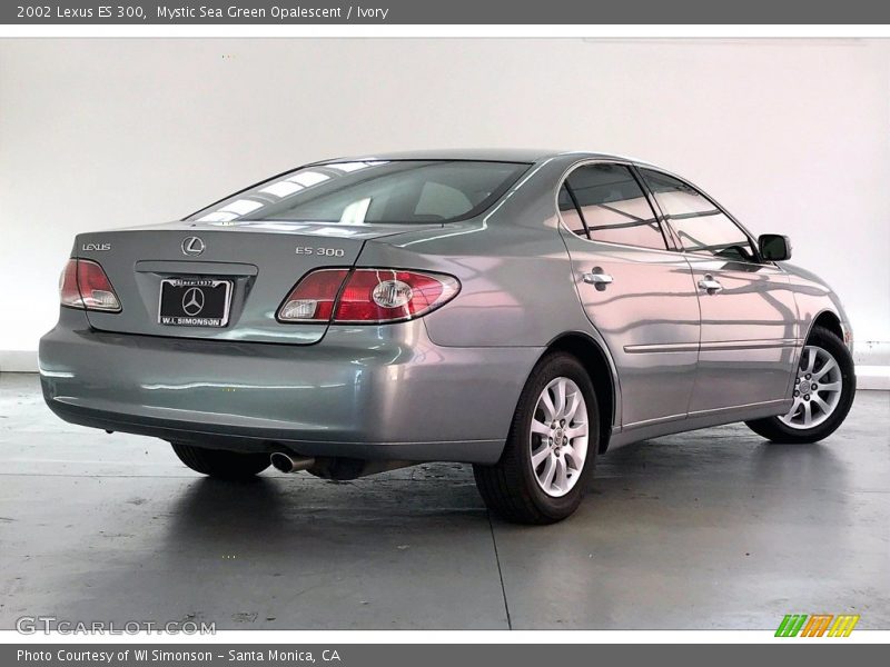 Mystic Sea Green Opalescent / Ivory 2002 Lexus ES 300
