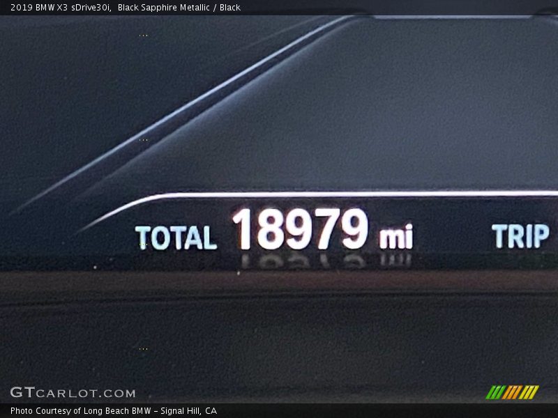 Black Sapphire Metallic / Black 2019 BMW X3 sDrive30i