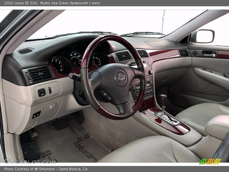 Mystic Sea Green Opalescent / Ivory 2002 Lexus ES 300