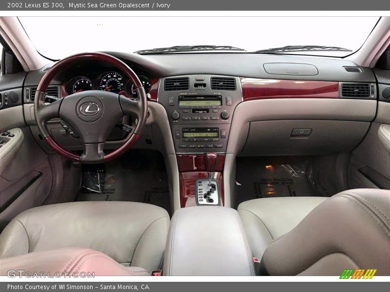 Mystic Sea Green Opalescent / Ivory 2002 Lexus ES 300