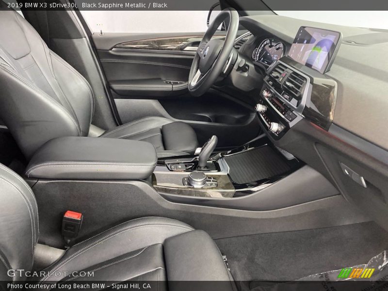 Black Sapphire Metallic / Black 2019 BMW X3 sDrive30i