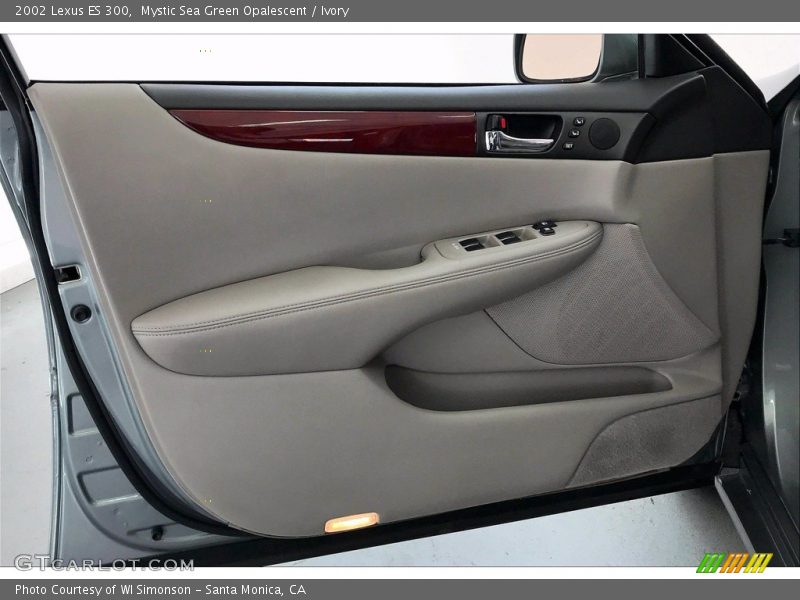 Mystic Sea Green Opalescent / Ivory 2002 Lexus ES 300