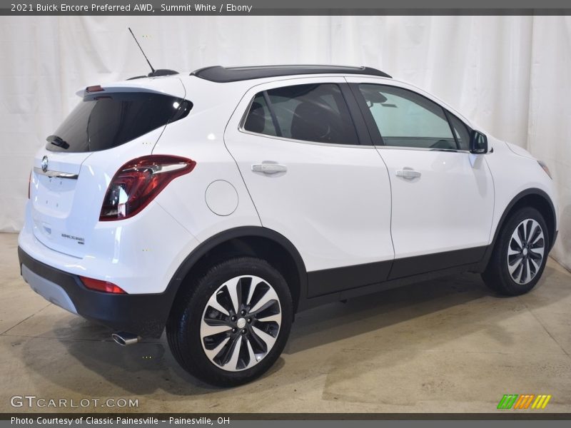 Summit White / Ebony 2021 Buick Encore Preferred AWD