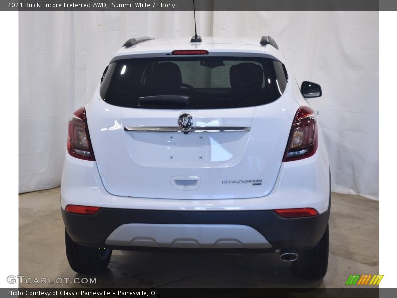 Summit White / Ebony 2021 Buick Encore Preferred AWD