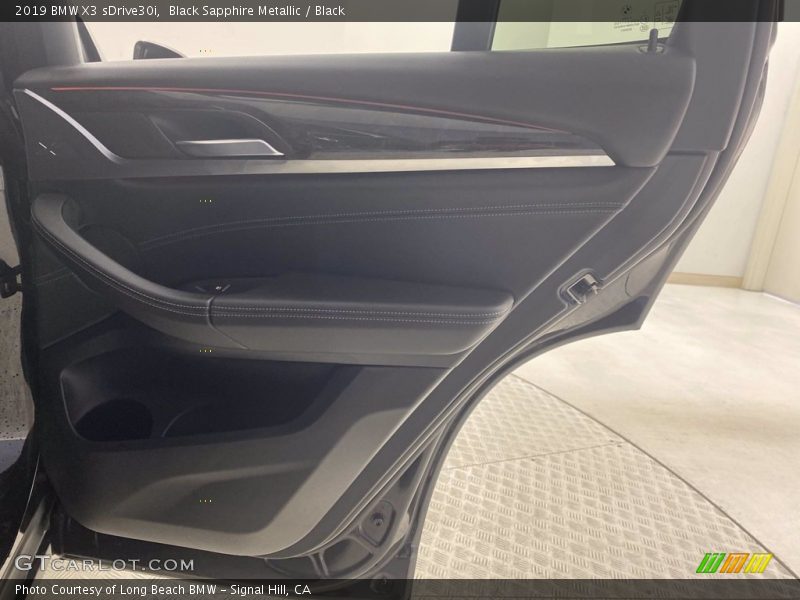 Black Sapphire Metallic / Black 2019 BMW X3 sDrive30i