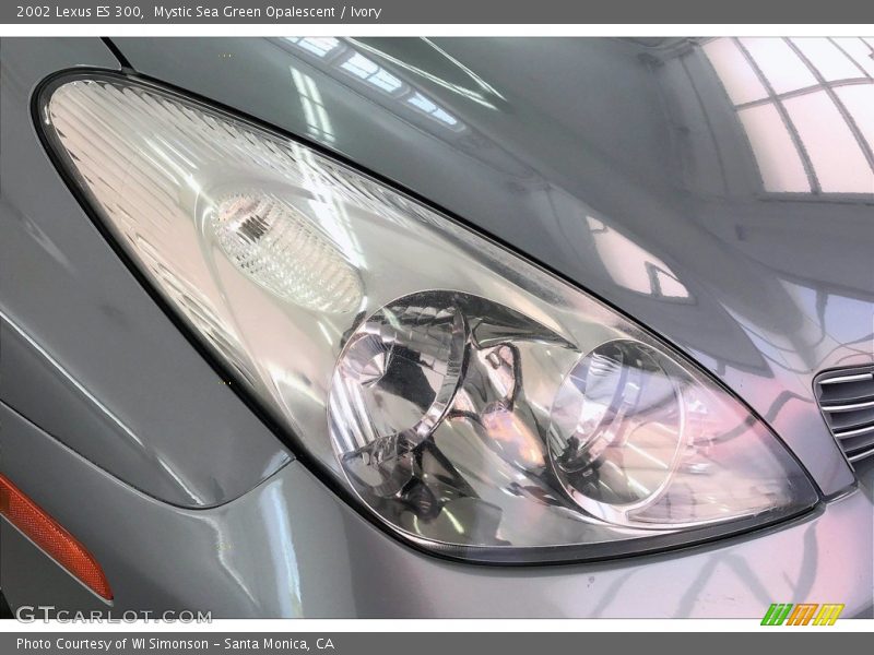 Mystic Sea Green Opalescent / Ivory 2002 Lexus ES 300