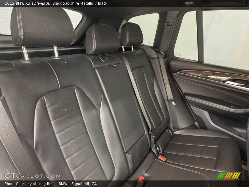 Black Sapphire Metallic / Black 2019 BMW X3 sDrive30i
