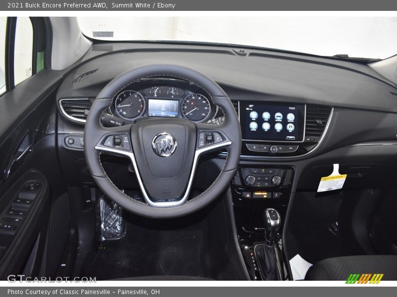 Summit White / Ebony 2021 Buick Encore Preferred AWD