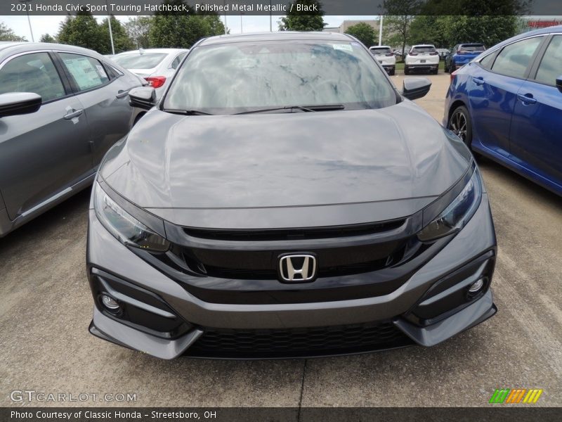 Polished Metal Metallic / Black 2021 Honda Civic Sport Touring Hatchback