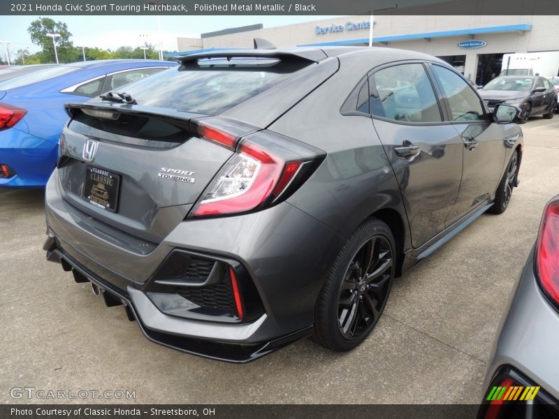 Polished Metal Metallic / Black 2021 Honda Civic Sport Touring Hatchback