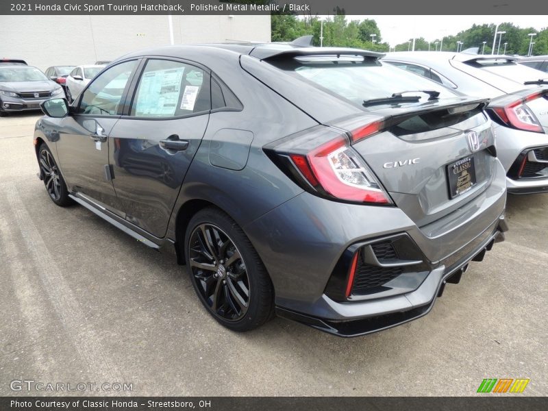 Polished Metal Metallic / Black 2021 Honda Civic Sport Touring Hatchback