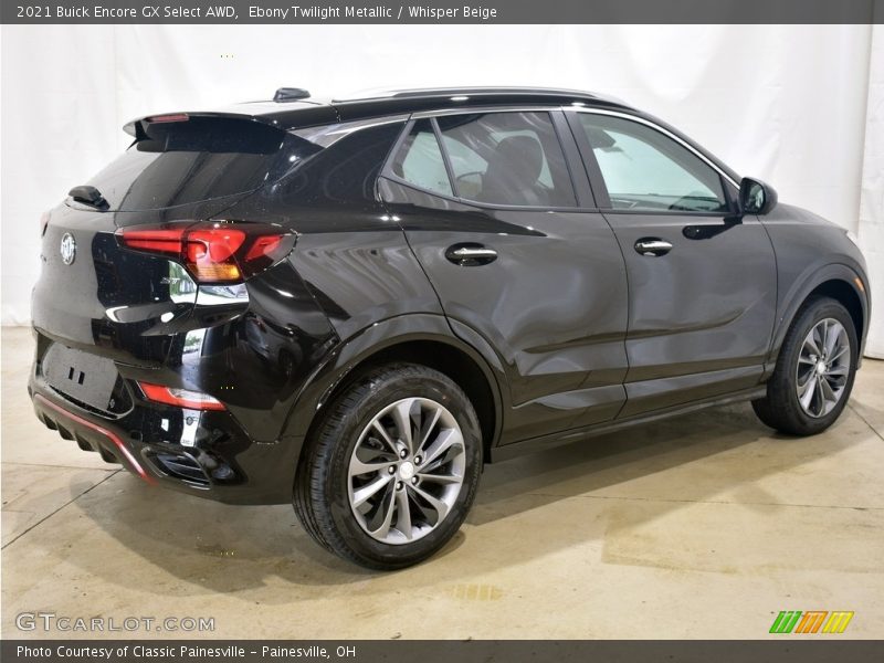 Ebony Twilight Metallic / Whisper Beige 2021 Buick Encore GX Select AWD