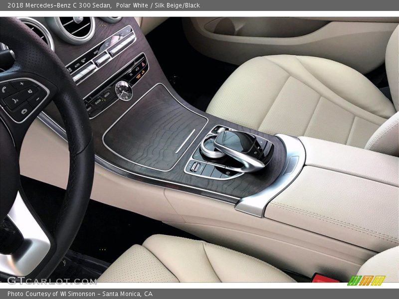 Polar White / Silk Beige/Black 2018 Mercedes-Benz C 300 Sedan