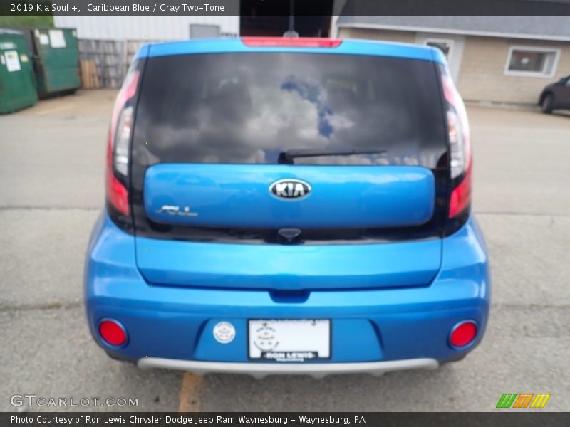 Caribbean Blue / Gray Two-Tone 2019 Kia Soul +