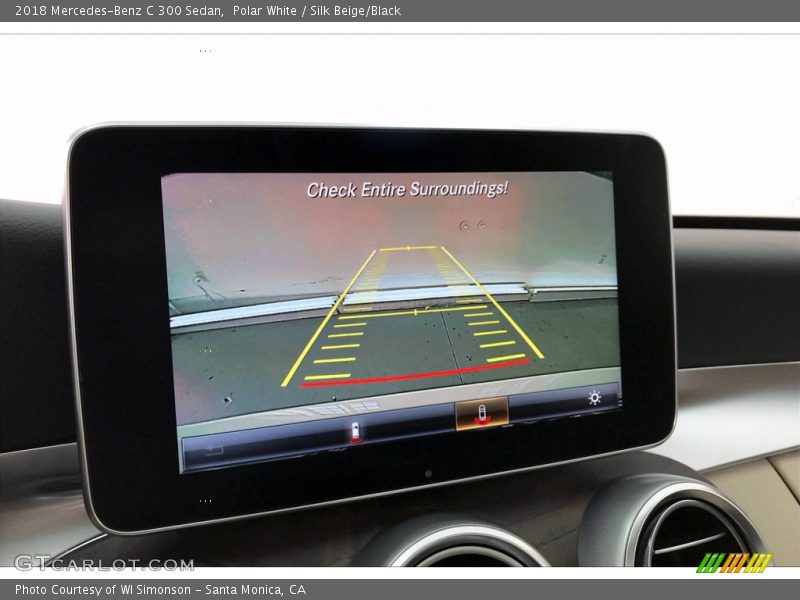 Polar White / Silk Beige/Black 2018 Mercedes-Benz C 300 Sedan