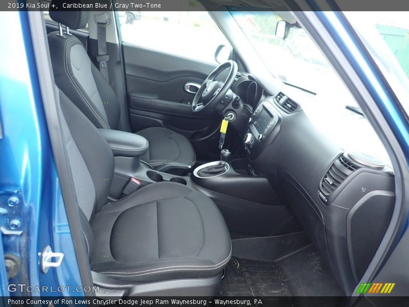 Caribbean Blue / Gray Two-Tone 2019 Kia Soul +