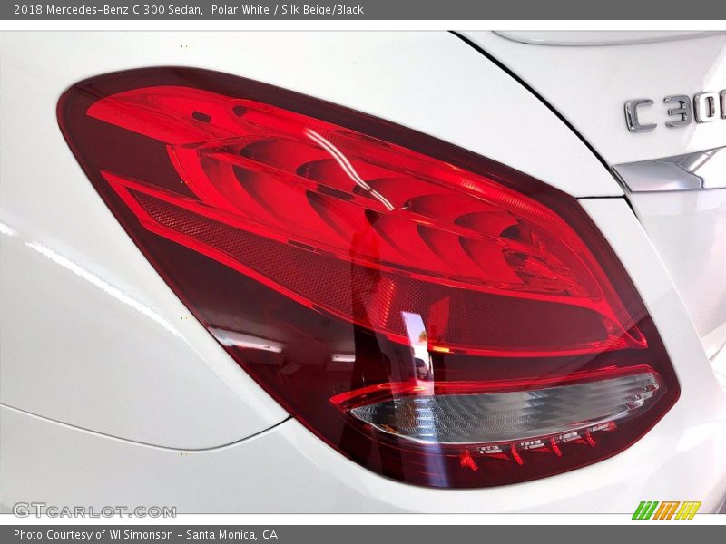 Polar White / Silk Beige/Black 2018 Mercedes-Benz C 300 Sedan