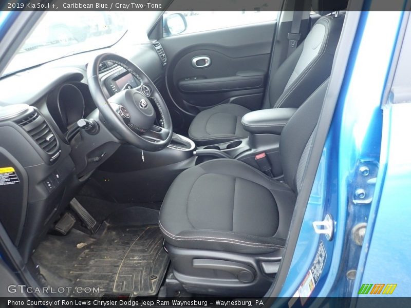 Caribbean Blue / Gray Two-Tone 2019 Kia Soul +