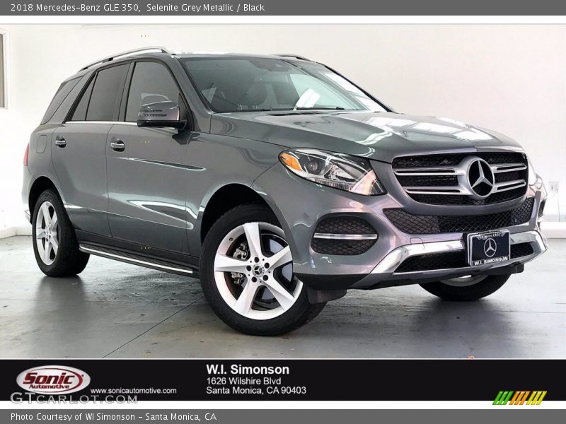 Selenite Grey Metallic / Black 2018 Mercedes-Benz GLE 350