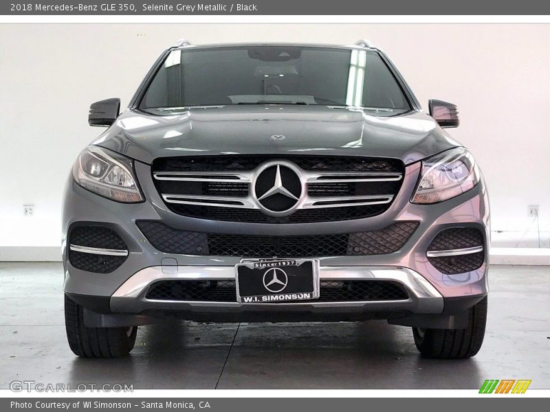 Selenite Grey Metallic / Black 2018 Mercedes-Benz GLE 350