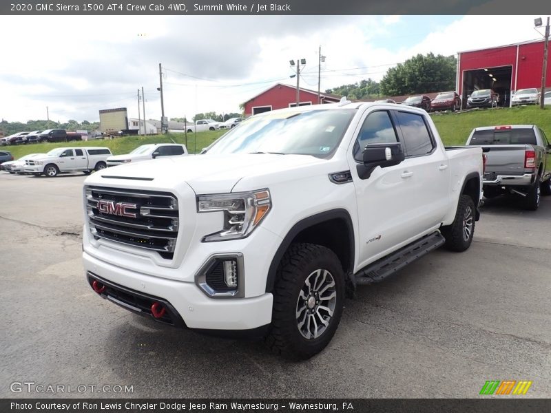 Summit White / Jet Black 2020 GMC Sierra 1500 AT4 Crew Cab 4WD