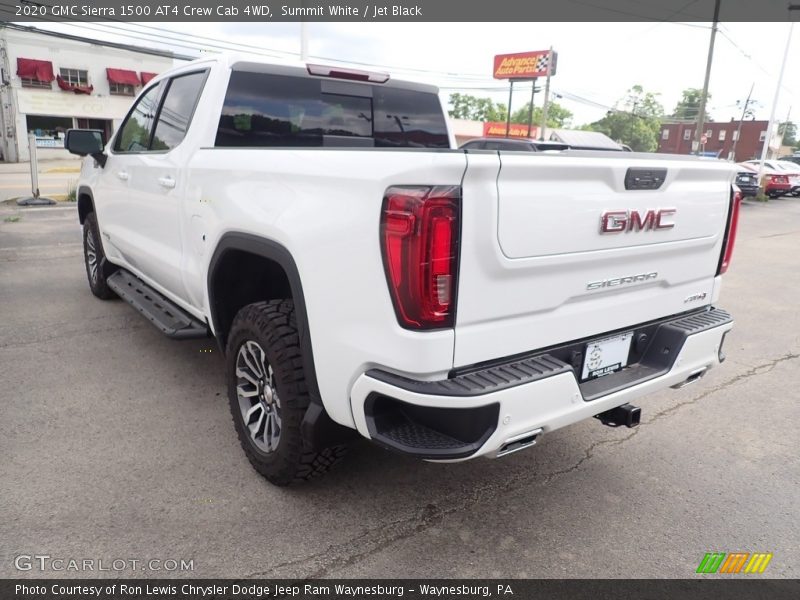 Summit White / Jet Black 2020 GMC Sierra 1500 AT4 Crew Cab 4WD