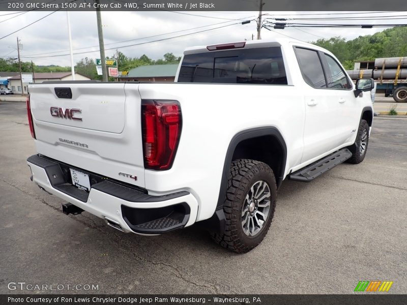 Summit White / Jet Black 2020 GMC Sierra 1500 AT4 Crew Cab 4WD