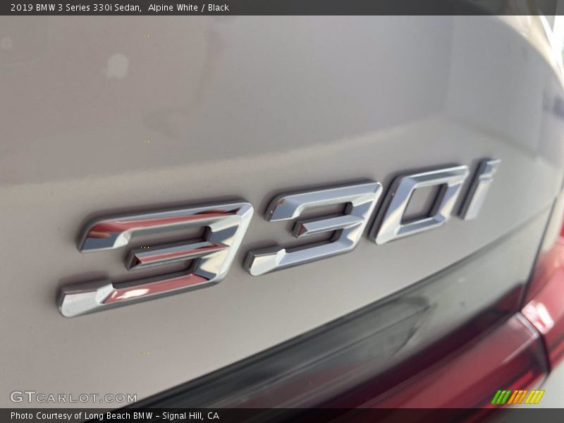Alpine White / Black 2019 BMW 3 Series 330i Sedan