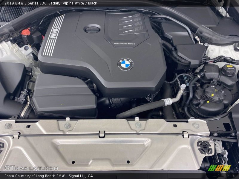 Alpine White / Black 2019 BMW 3 Series 330i Sedan