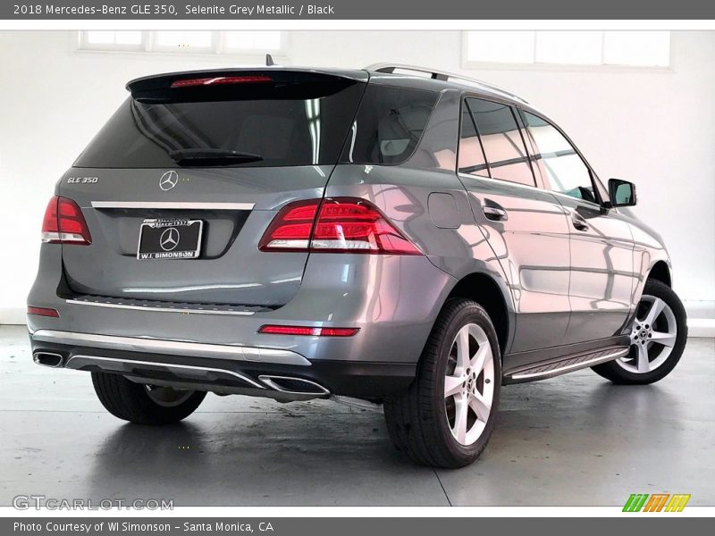 Selenite Grey Metallic / Black 2018 Mercedes-Benz GLE 350