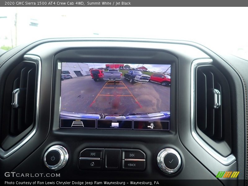 Summit White / Jet Black 2020 GMC Sierra 1500 AT4 Crew Cab 4WD