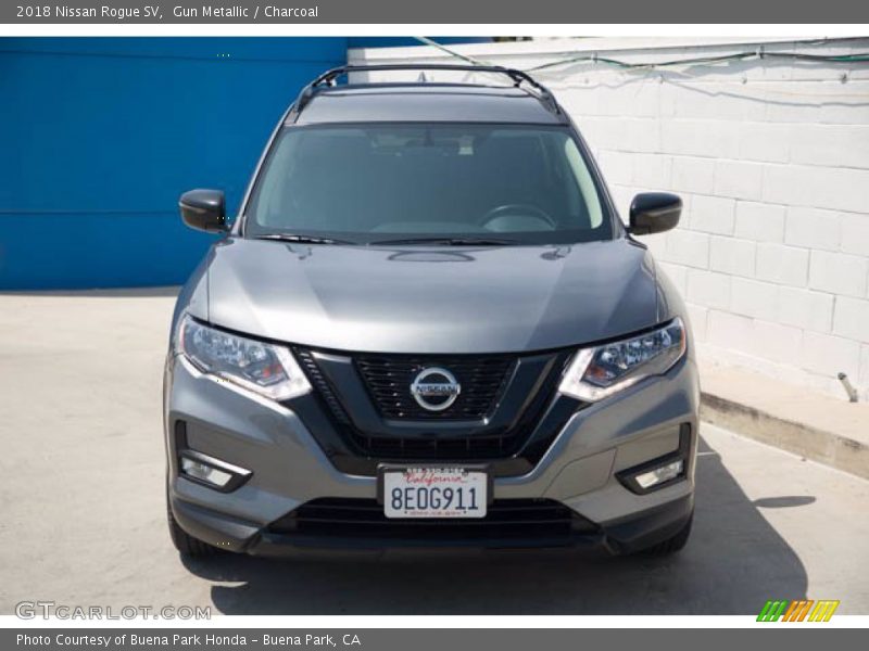 Gun Metallic / Charcoal 2018 Nissan Rogue SV