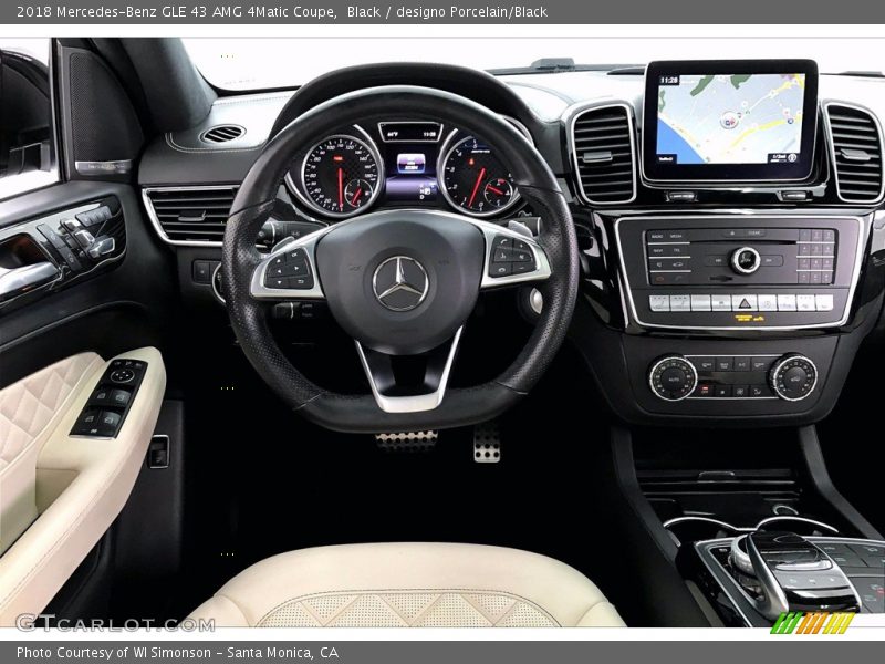 Black / designo Porcelain/Black 2018 Mercedes-Benz GLE 43 AMG 4Matic Coupe