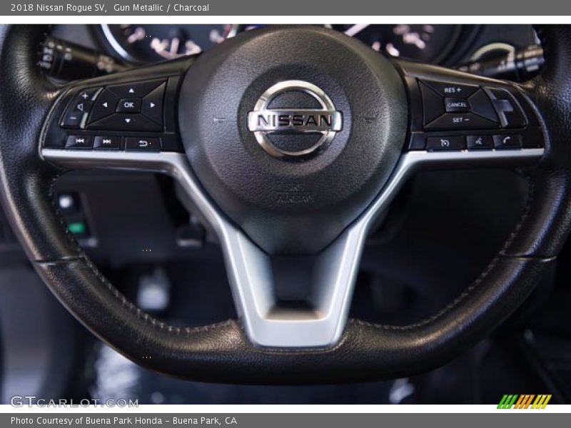 Gun Metallic / Charcoal 2018 Nissan Rogue SV
