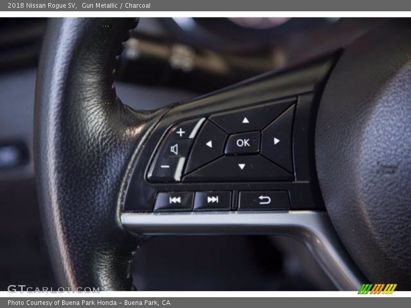Gun Metallic / Charcoal 2018 Nissan Rogue SV