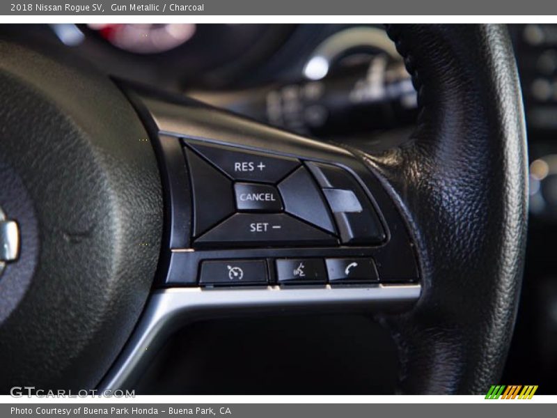 Gun Metallic / Charcoal 2018 Nissan Rogue SV