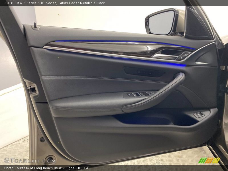 Atlas Cedar Metallic / Black 2018 BMW 5 Series 530i Sedan