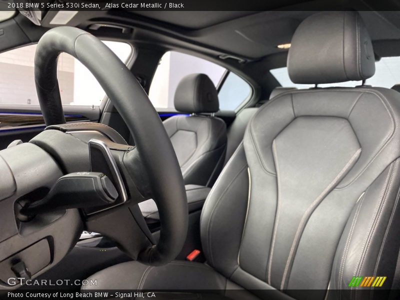 Atlas Cedar Metallic / Black 2018 BMW 5 Series 530i Sedan