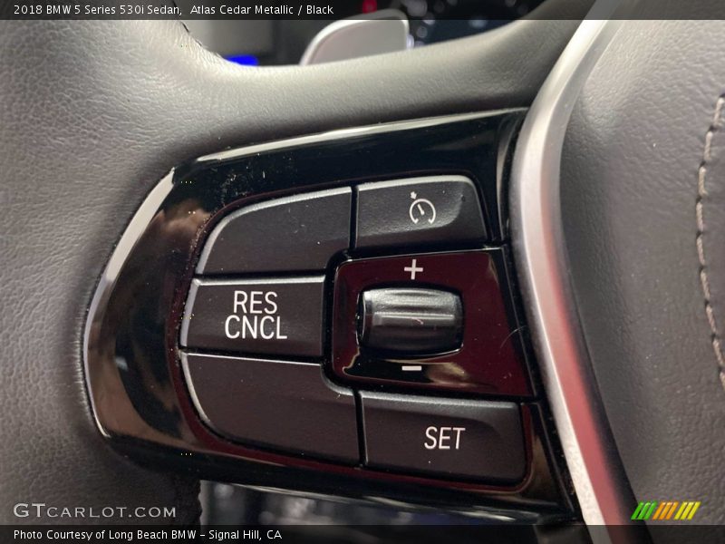 Atlas Cedar Metallic / Black 2018 BMW 5 Series 530i Sedan