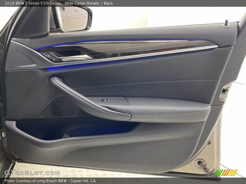 Atlas Cedar Metallic / Black 2018 BMW 5 Series 530i Sedan