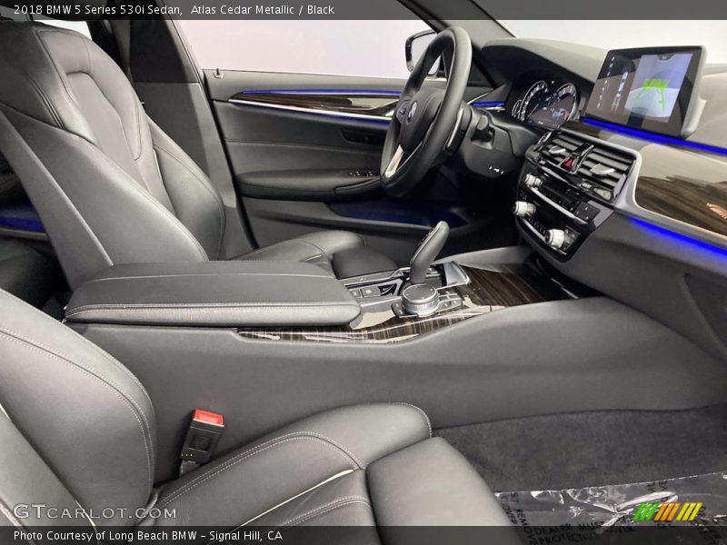 Atlas Cedar Metallic / Black 2018 BMW 5 Series 530i Sedan