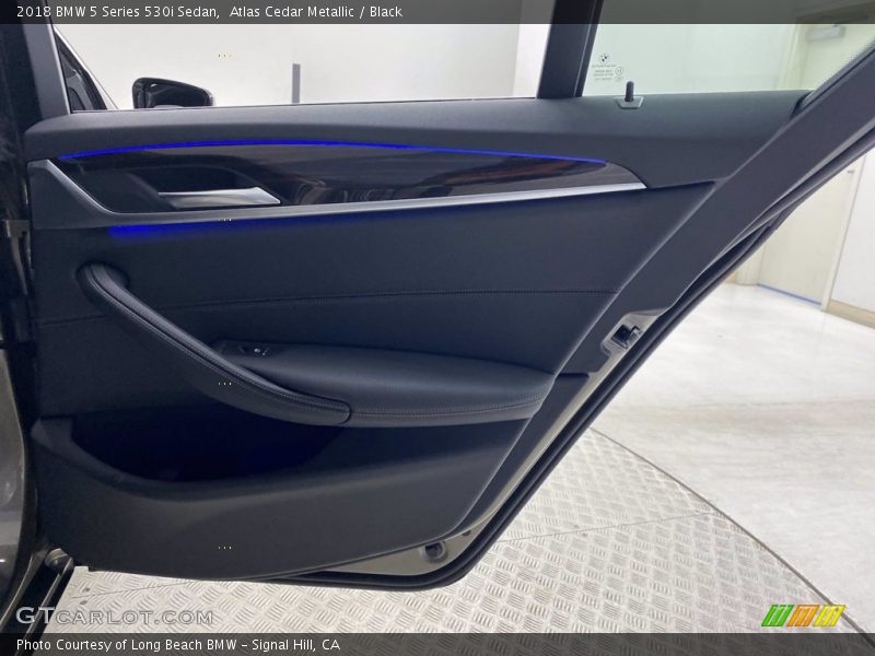 Atlas Cedar Metallic / Black 2018 BMW 5 Series 530i Sedan