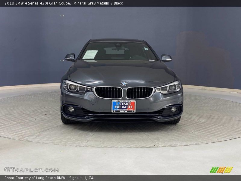 Mineral Grey Metallic / Black 2018 BMW 4 Series 430i Gran Coupe