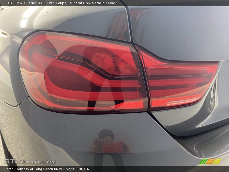 Mineral Grey Metallic / Black 2018 BMW 4 Series 430i Gran Coupe